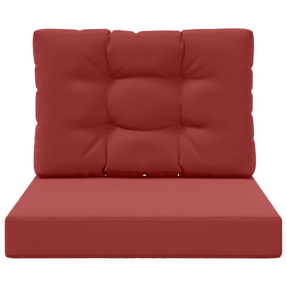 Buiten bankkussen 2 pcs Wijnrood Polyester