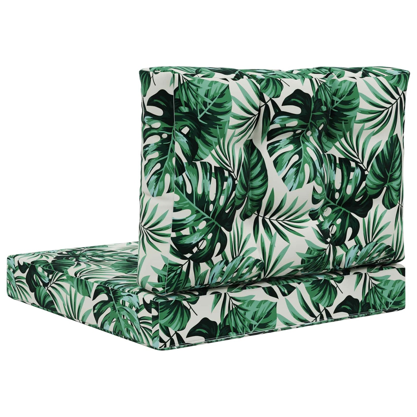 Buiten bankkussen 2 pcs Bladpatroon Polyester