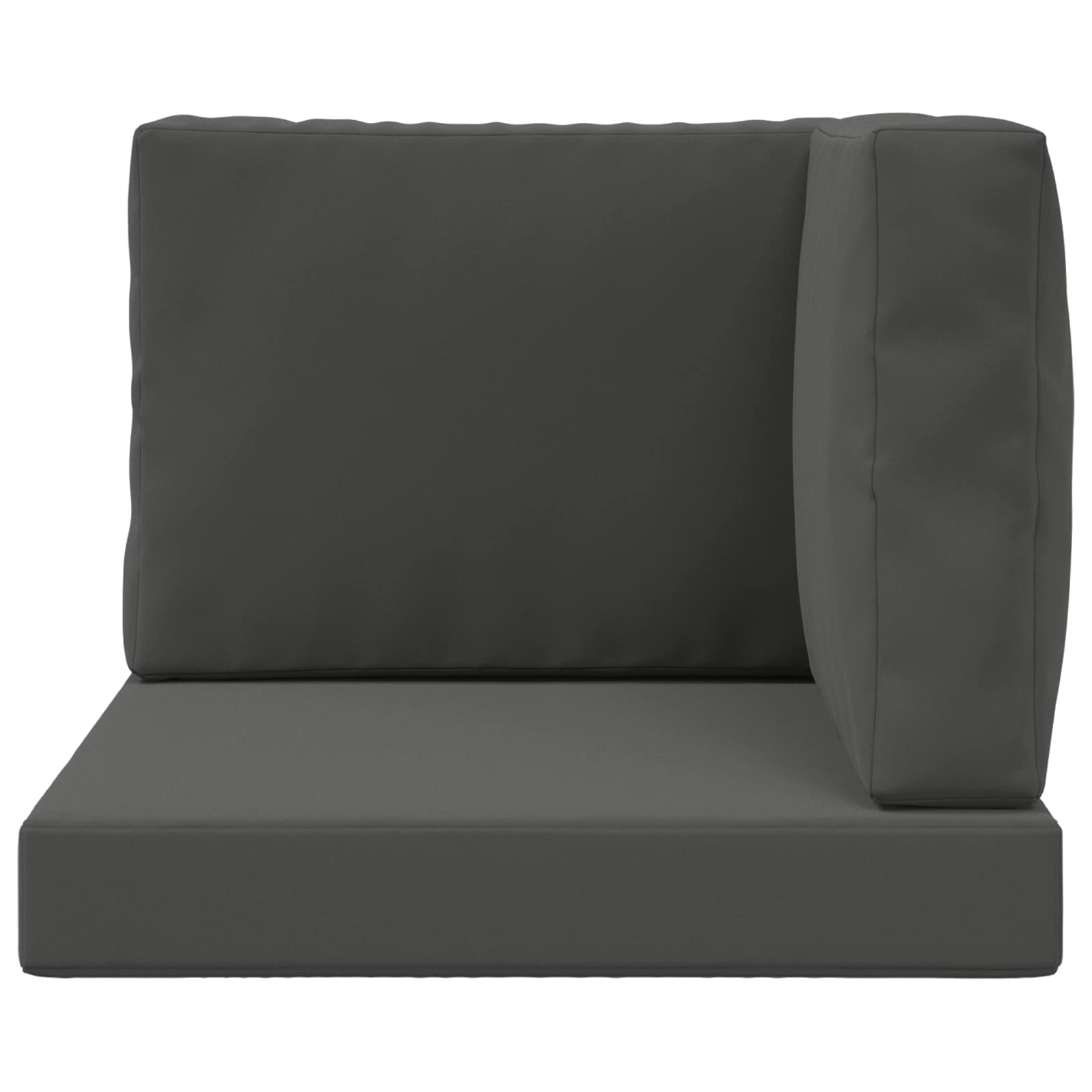 Buiten bankkussen 3 pcs Antraciet Polyester