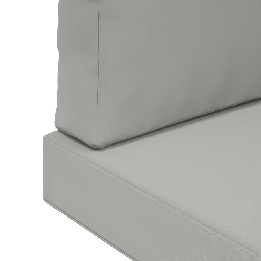 Buiten bankkussen 3 pcs Grijs Polyester