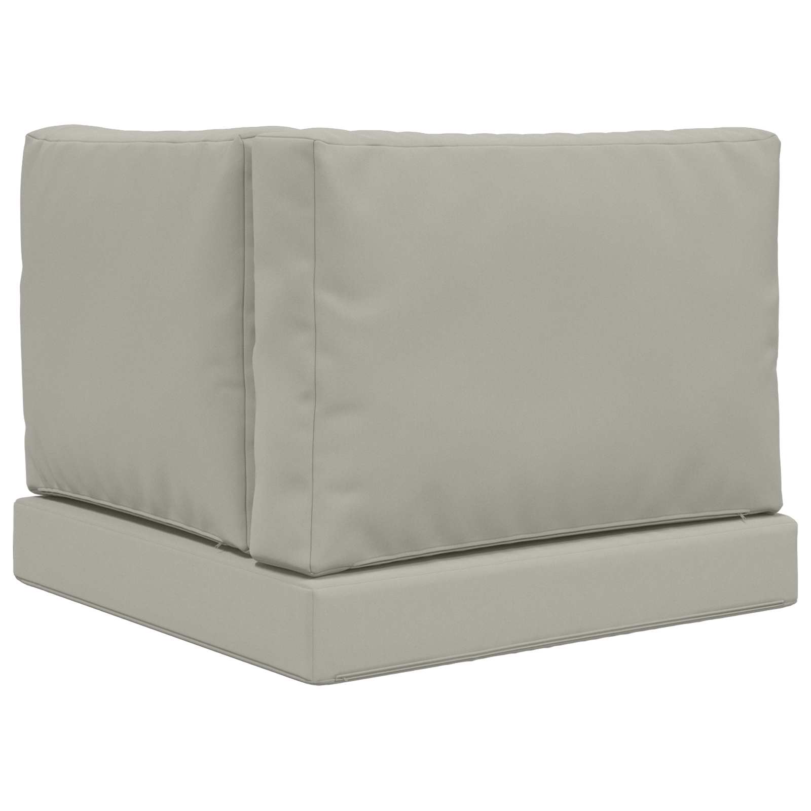 Buiten bankkussen 3 pcs Grijs Polyester