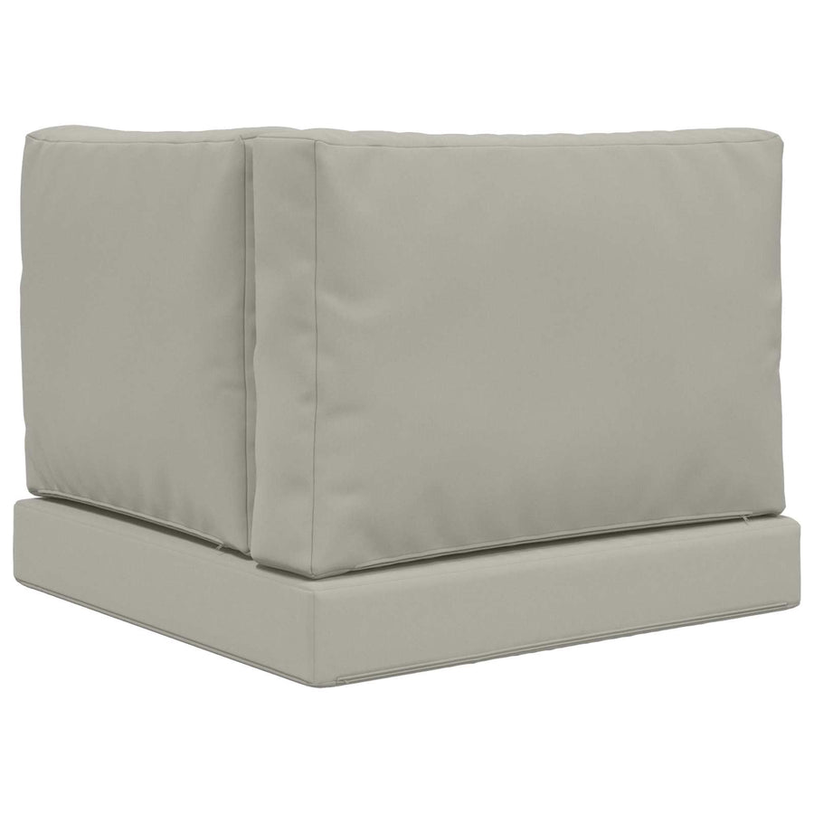 Buiten bankkussen 3 pcs Grijs Polyester