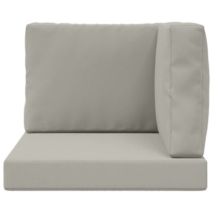 Buiten bankkussen 3 pcs Grijs Polyester