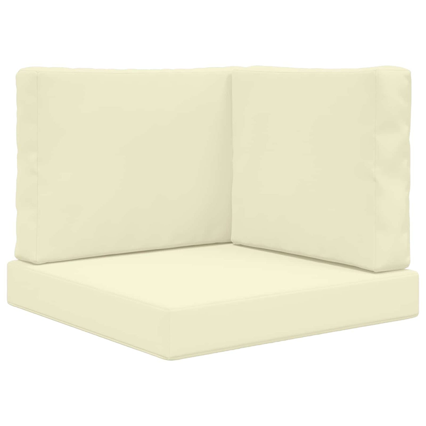 Buiten bankkussen 3 pcs Crème Polyester