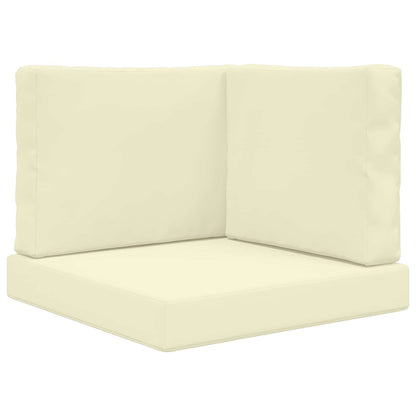 Buiten bankkussen 3 pcs Crème Polyester
