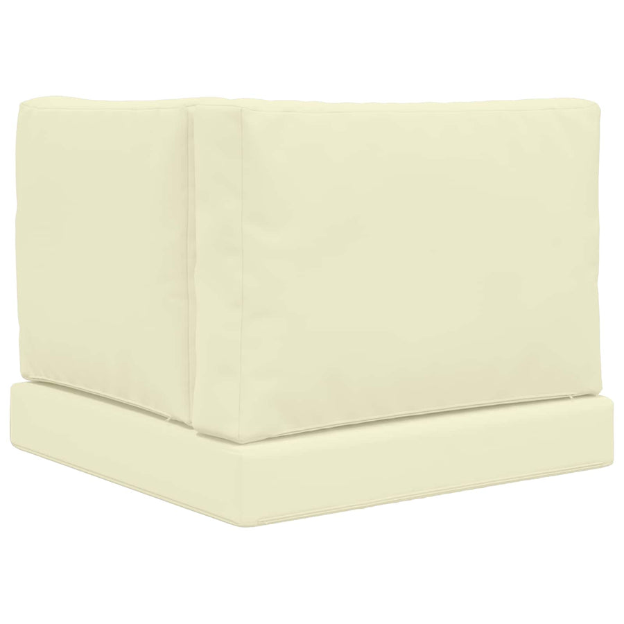 Buiten bankkussen 3 pcs Crème Polyester