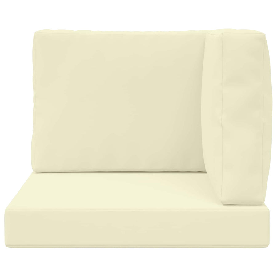 Buiten bankkussen 3 pcs Crème Polyester