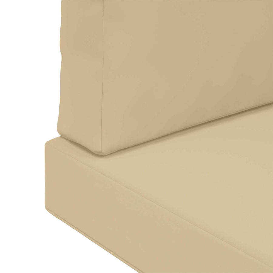 Buiten bankkussen 3 pcs Beige Polyester