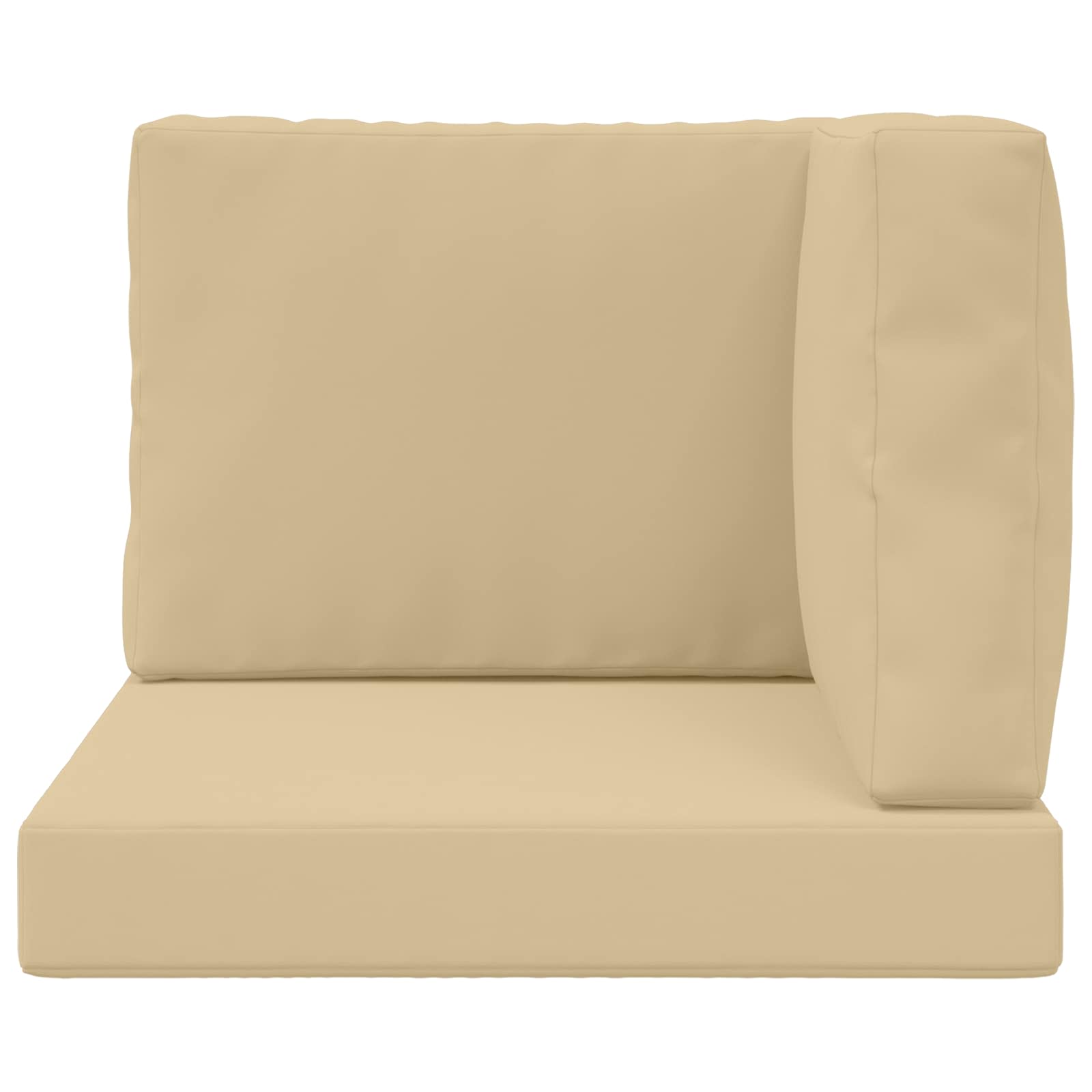 Buiten bankkussen 3 pcs Beige Polyester