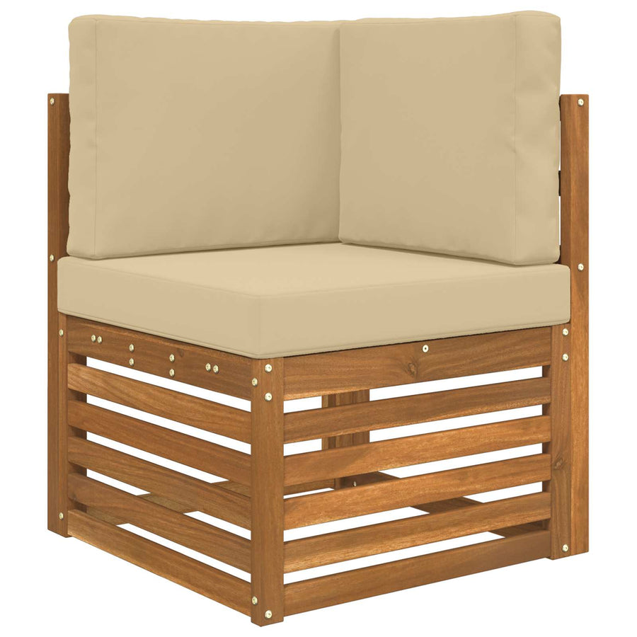 Buiten bankkussen 3 pcs Beige Polyester