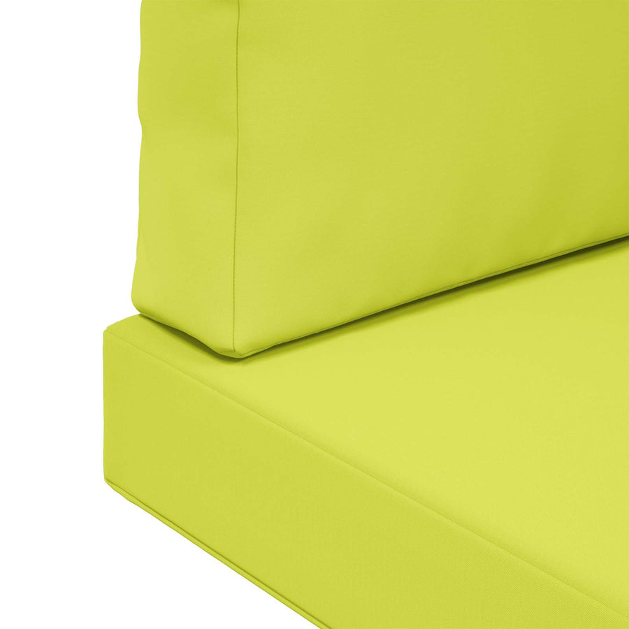 Buiten bankkussen 3 pcs Groen Polyester
