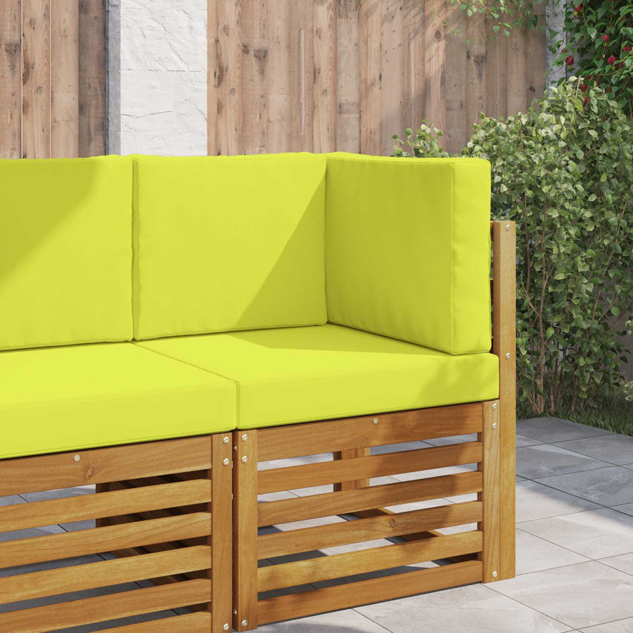 Buiten bankkussen 3 pcs Groen Polyester