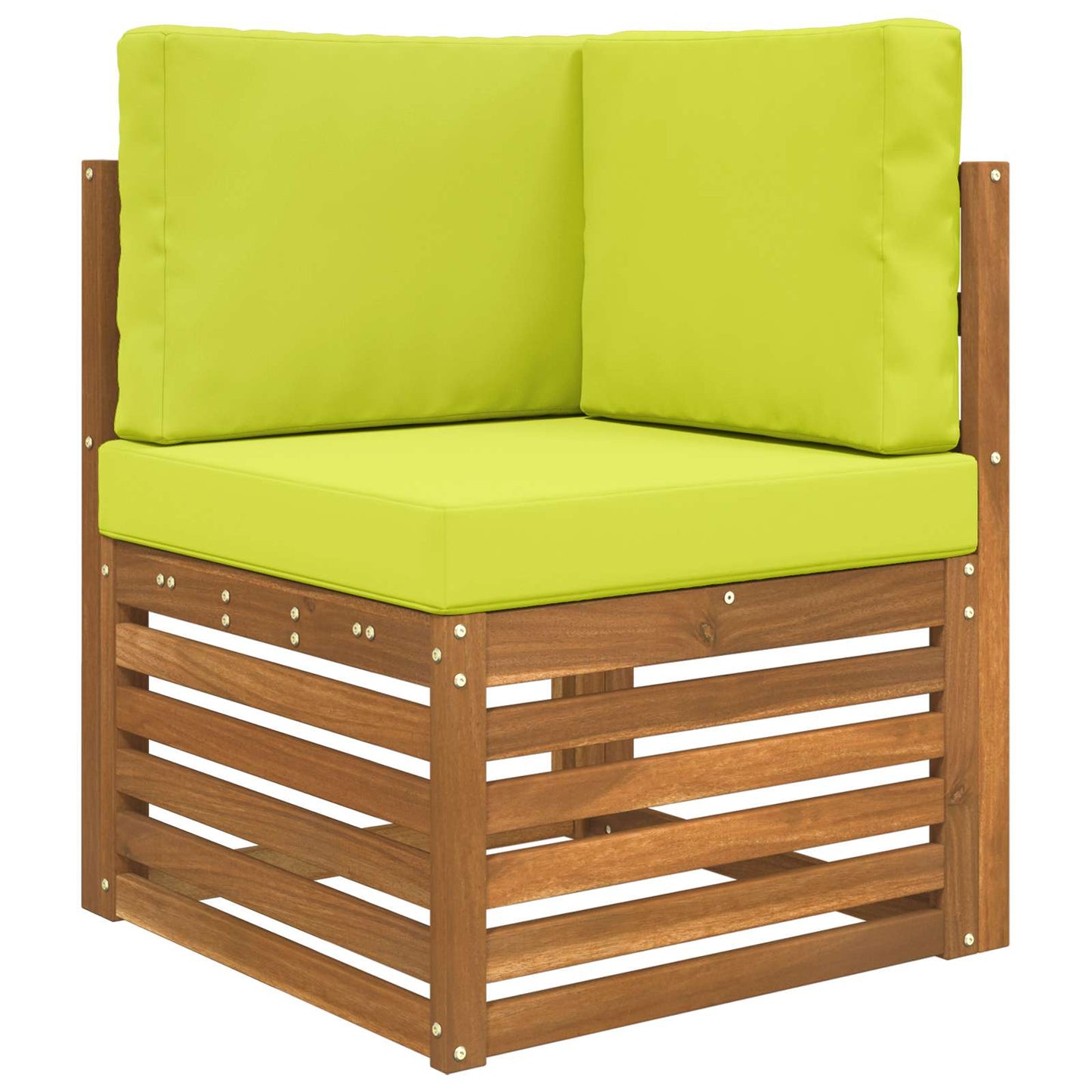 Buiten bankkussen 3 pcs Groen Polyester