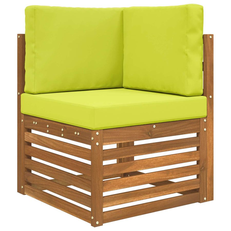 Buiten bankkussen 3 pcs Groen Polyester
