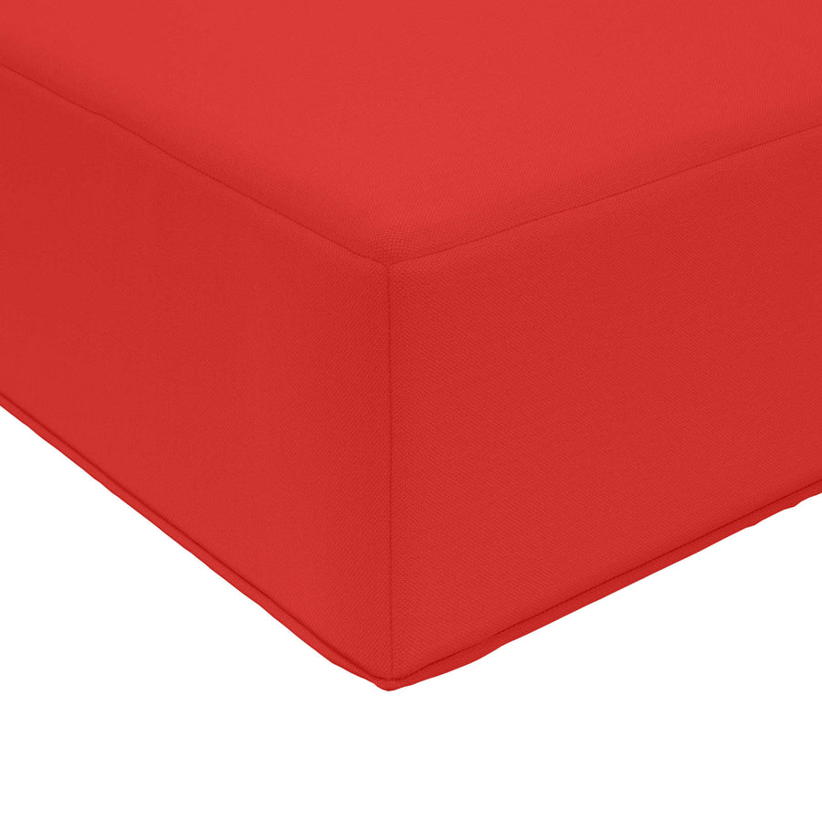 Buiten bankkussen 3 pcs Rood Polyester