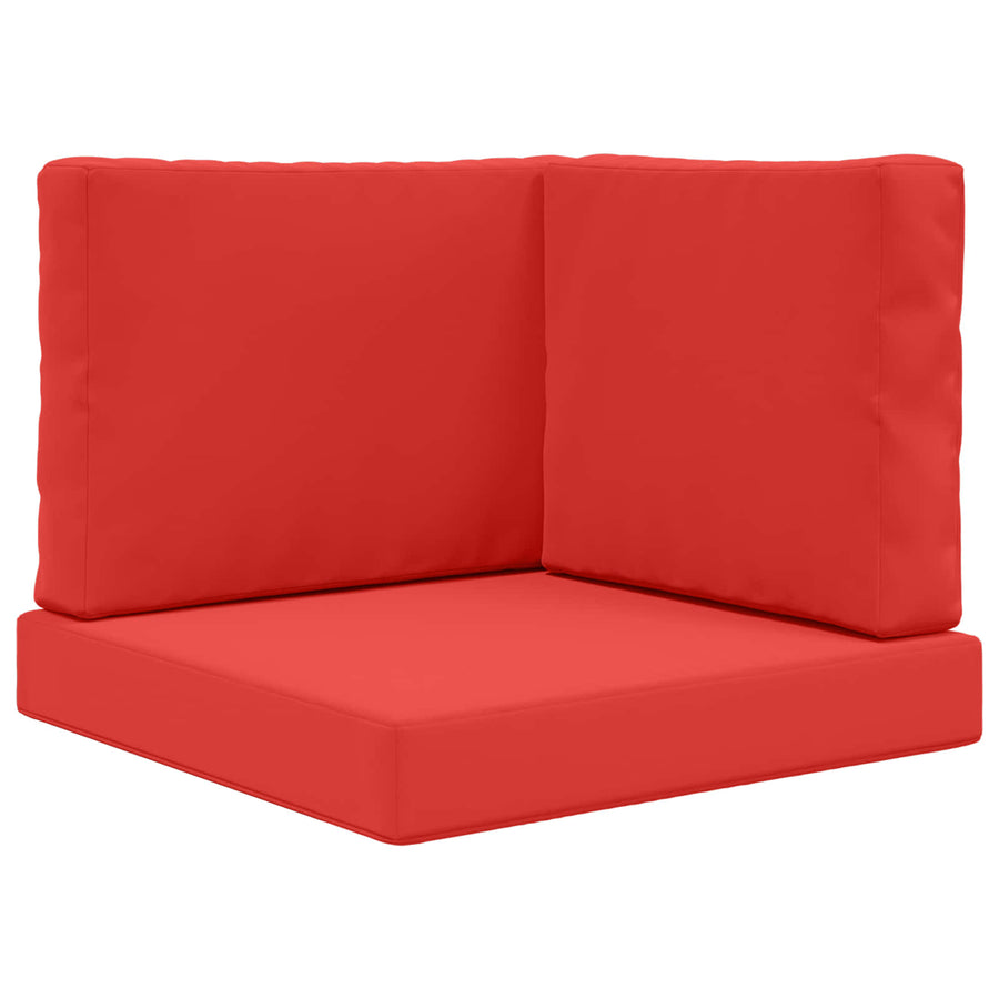 Buiten bankkussen 3 pcs Rood Polyester