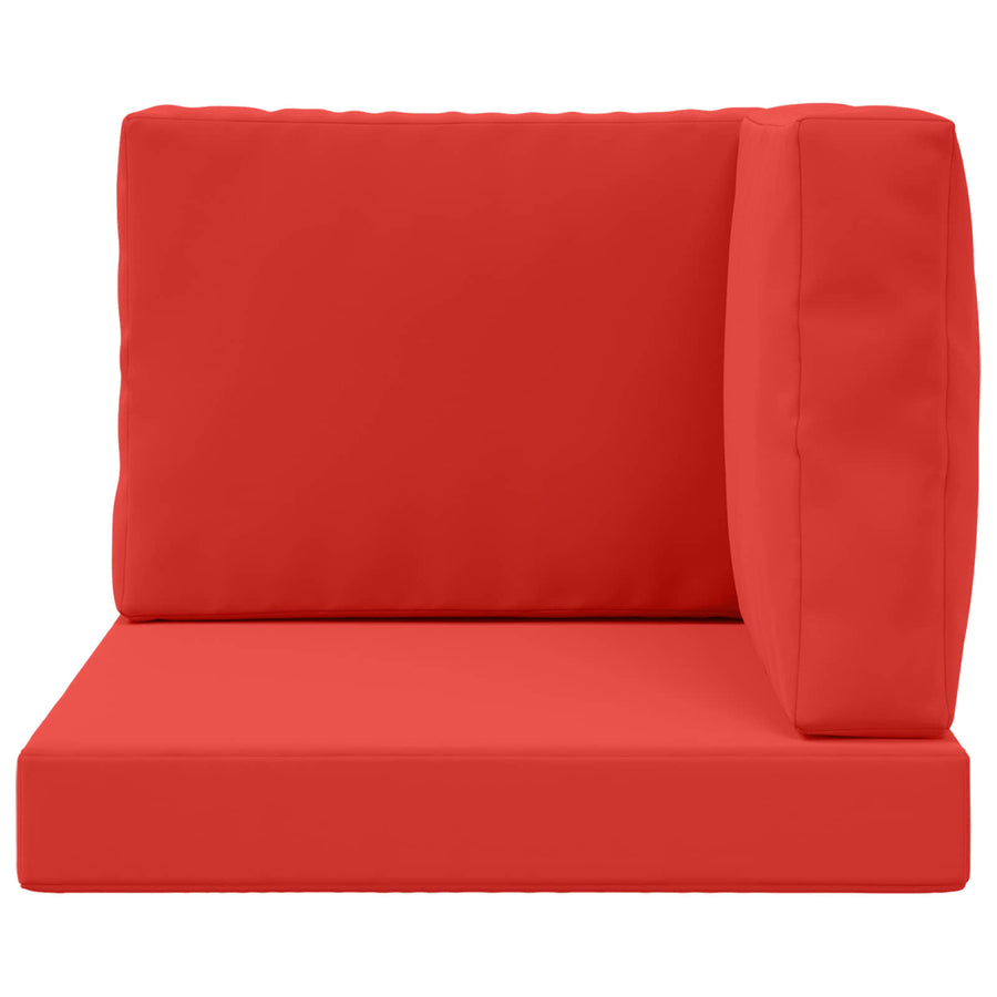 Buiten bankkussen 3 pcs Rood Polyester