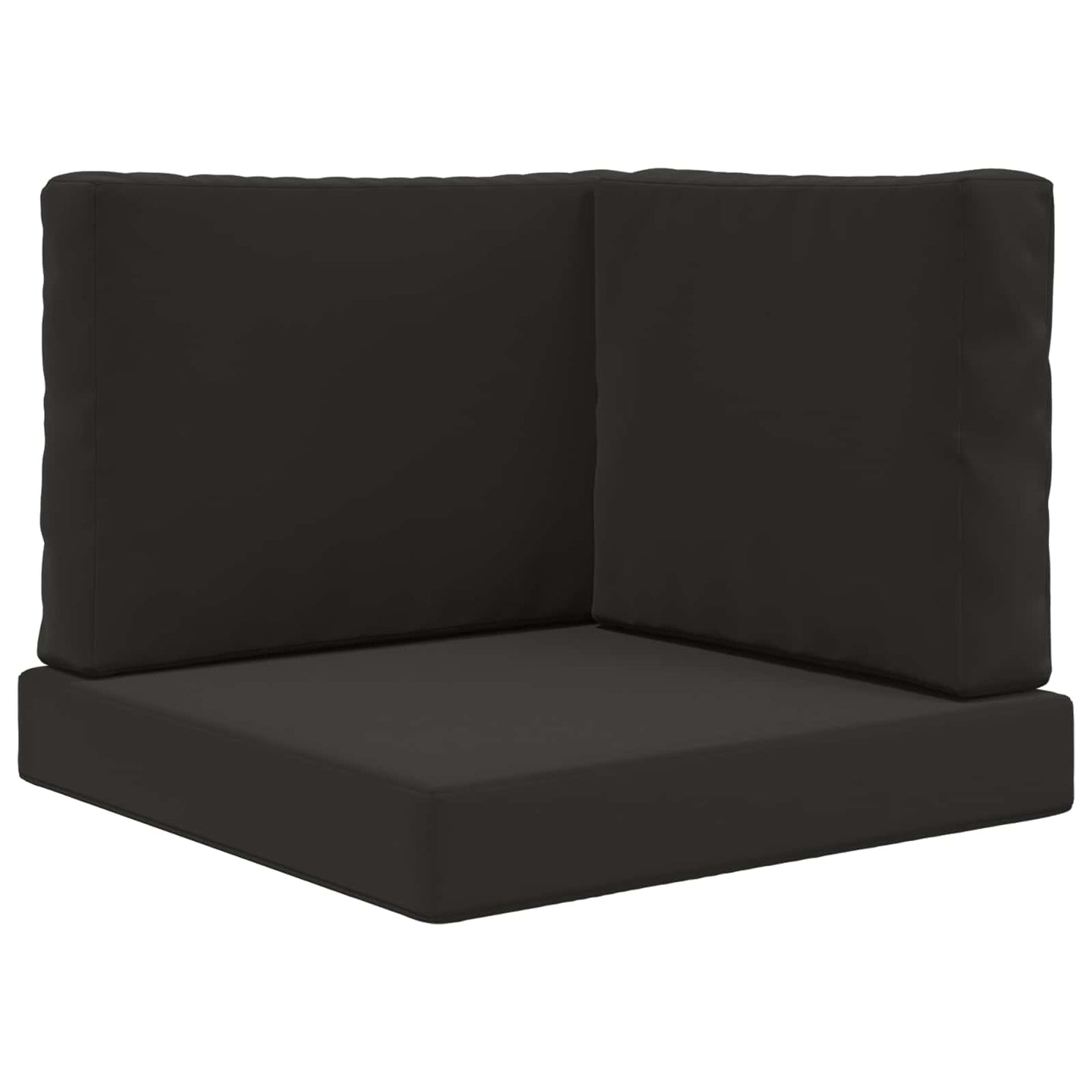 Buiten bankkussen 3 pcs Zwart Polyester