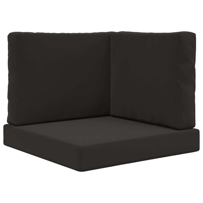 Buiten bankkussen 3 pcs Zwart Polyester