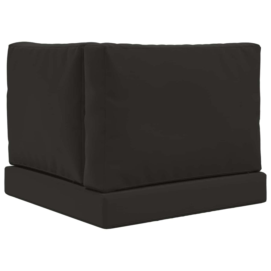 Buiten bankkussen 3 pcs Zwart Polyester