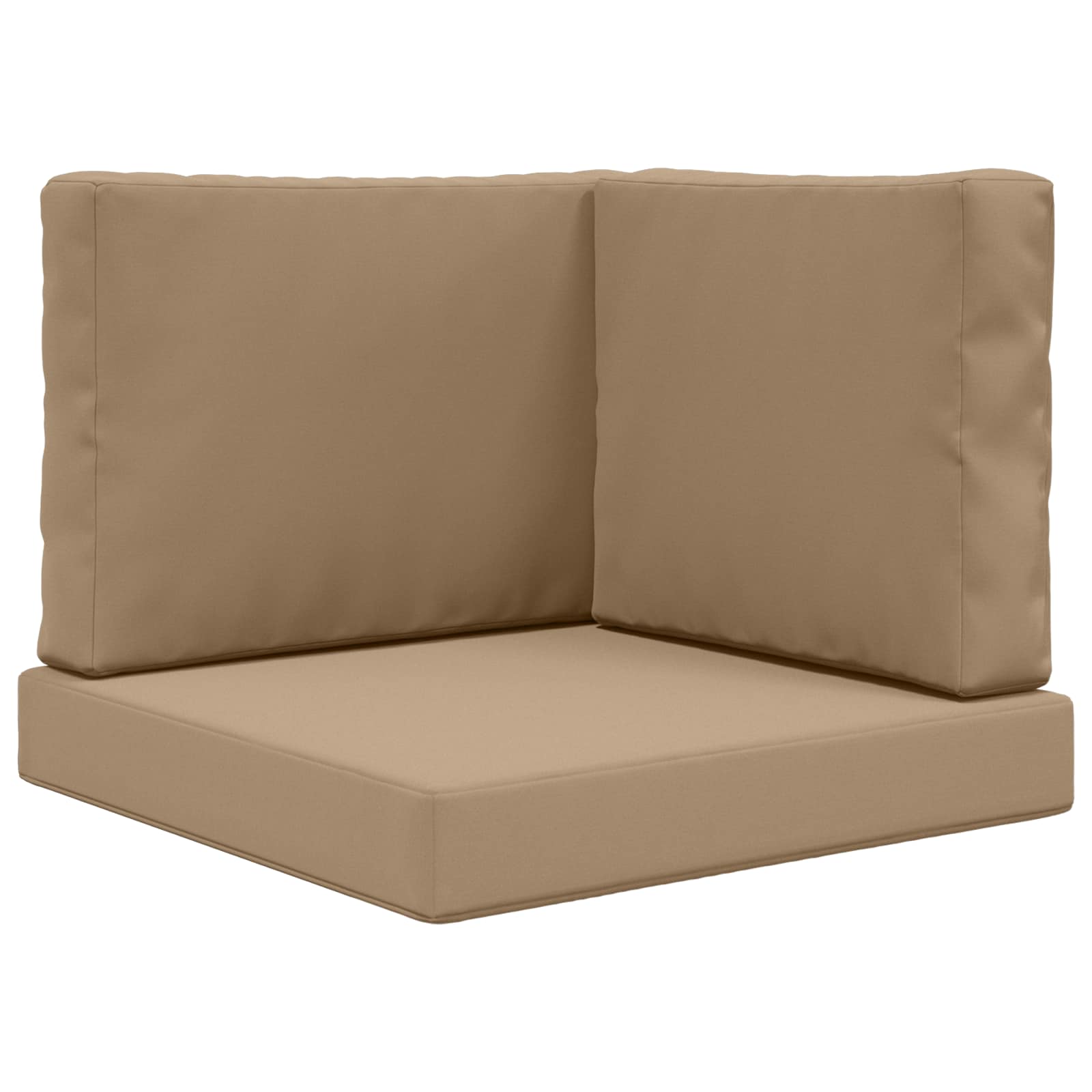 Buiten bankkussen 3 pcs Taupe Polyester