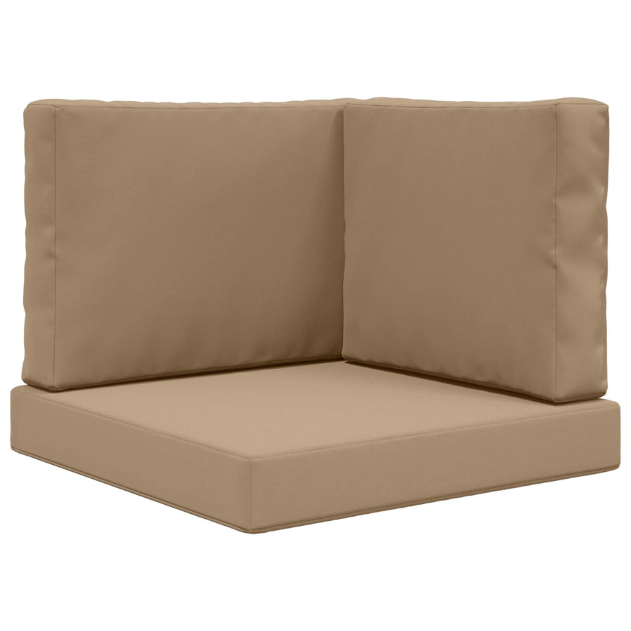 Buiten bankkussen 3 pcs Taupe Polyester