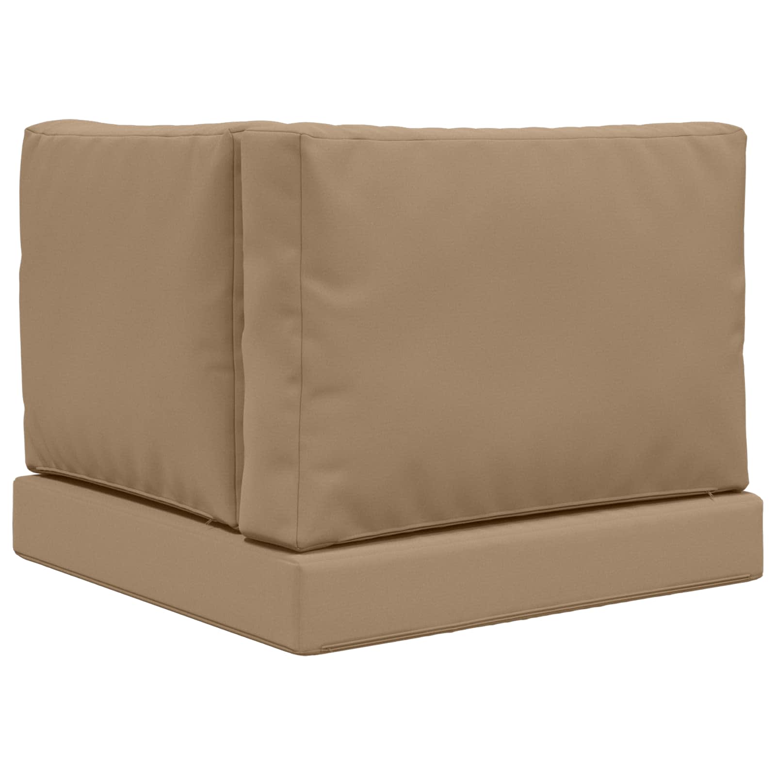Buiten bankkussen 3 pcs Taupe Polyester