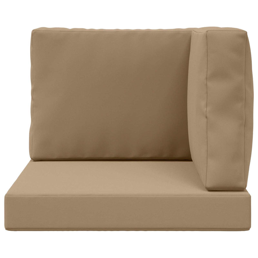Buiten bankkussen 3 pcs Taupe Polyester