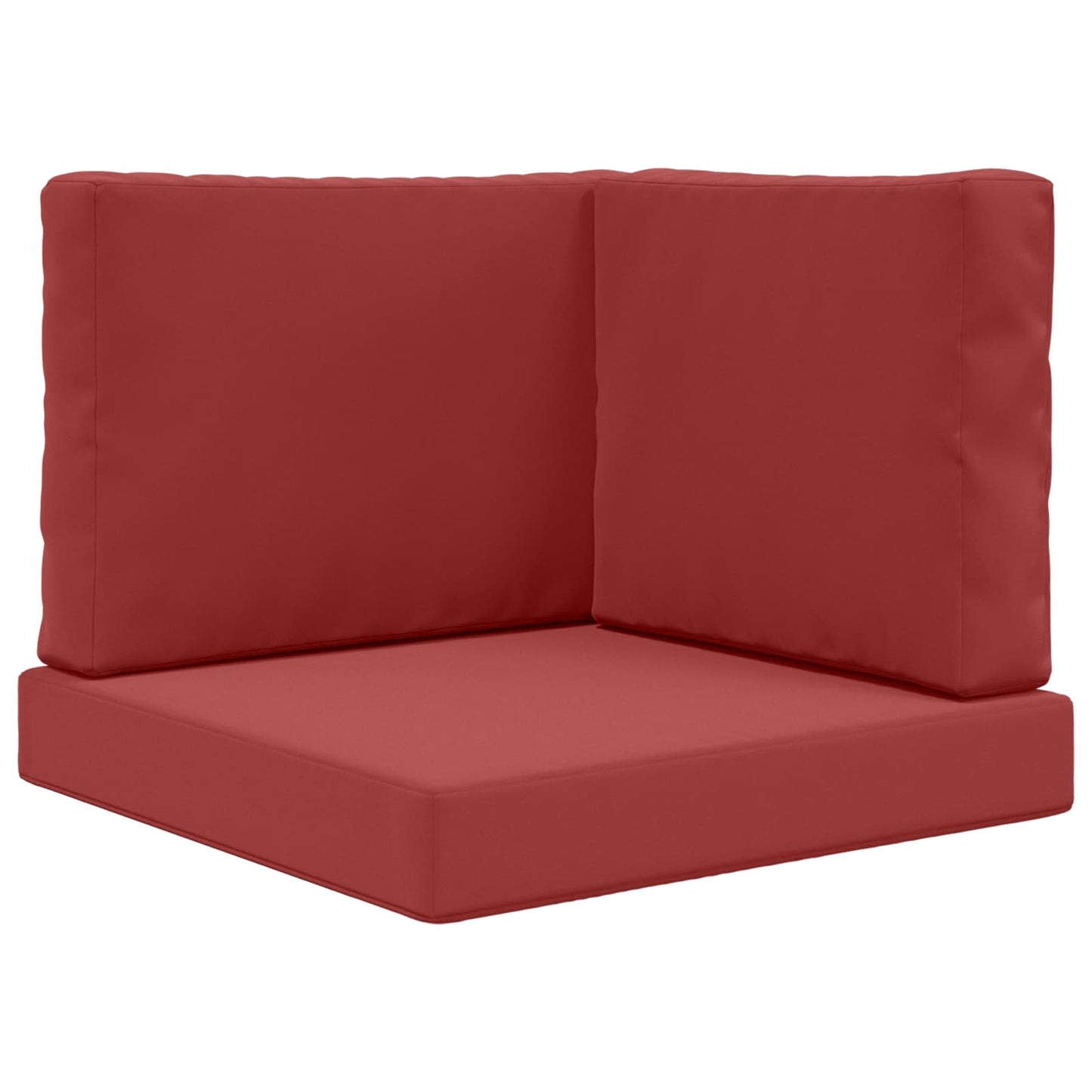 Buiten bankkussen 3 pcs Wijnrood Polyester