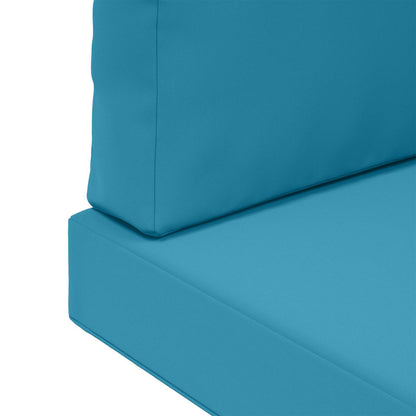 Buiten bankkussen 3 pcs Koninklijk Blauw Polyester