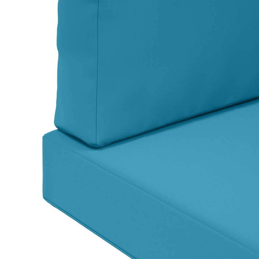 Buiten bankkussen 3 pcs Koninklijk Blauw Polyester