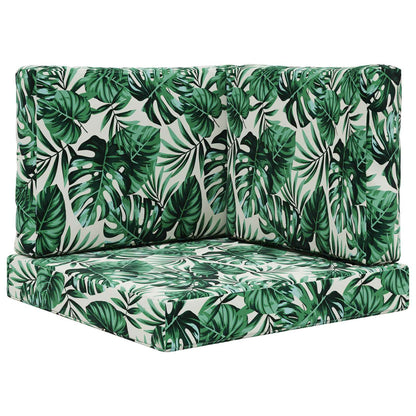 Buiten bankkussen 3 pcs Bladpatroon Polyester