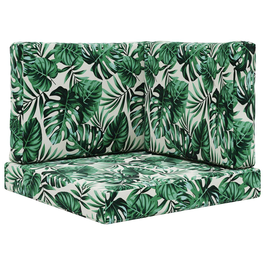 Buiten bankkussen 3 pcs Bladpatroon Polyester