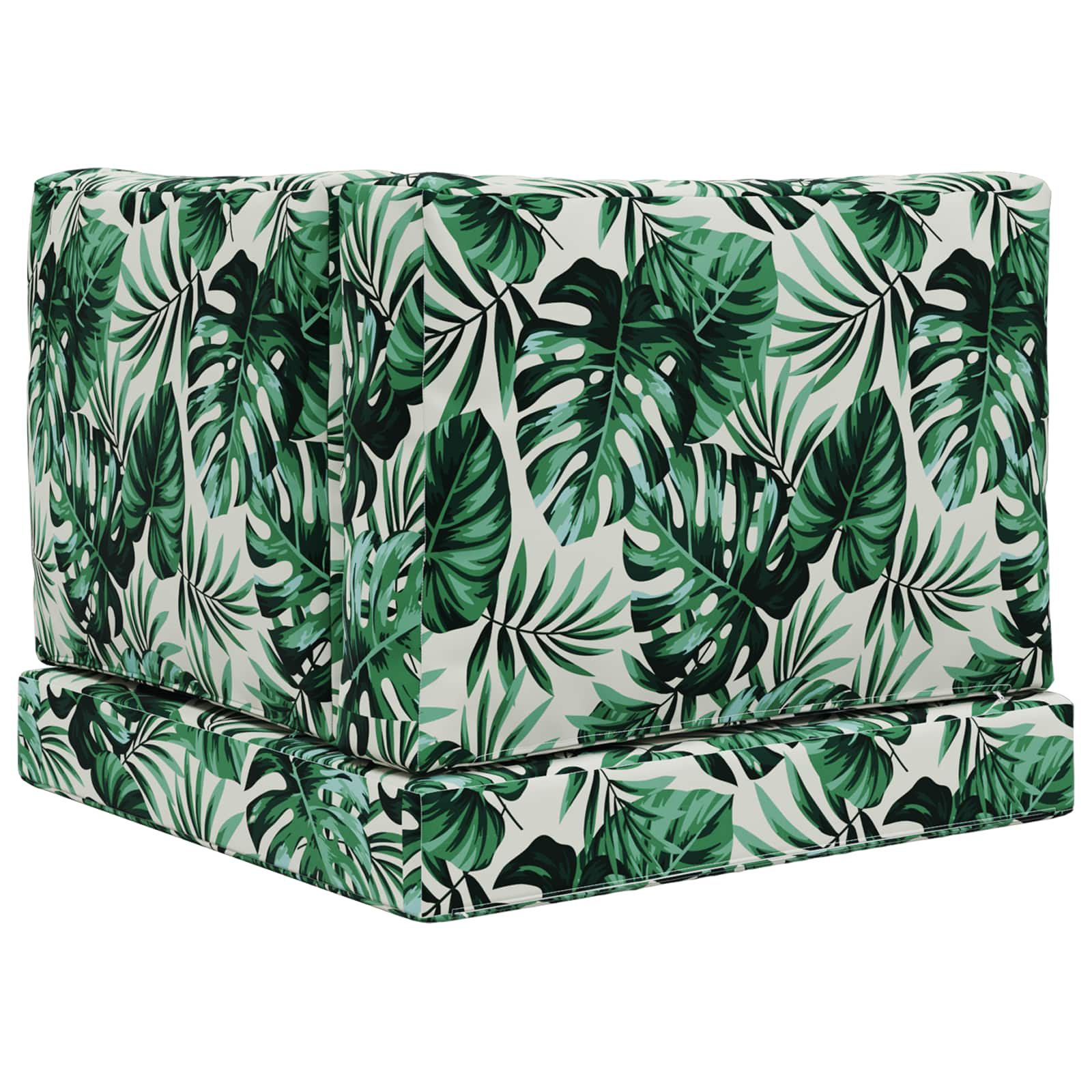Buiten bankkussen 3 pcs Bladpatroon Polyester