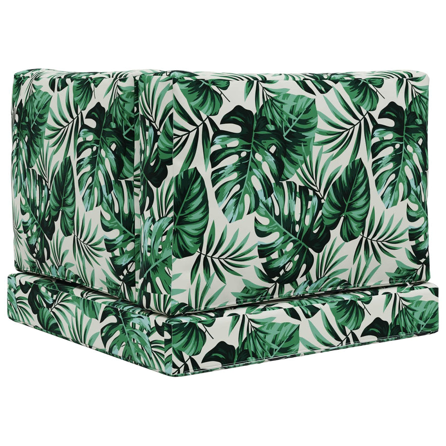 Buiten bankkussen 3 pcs Bladpatroon Polyester