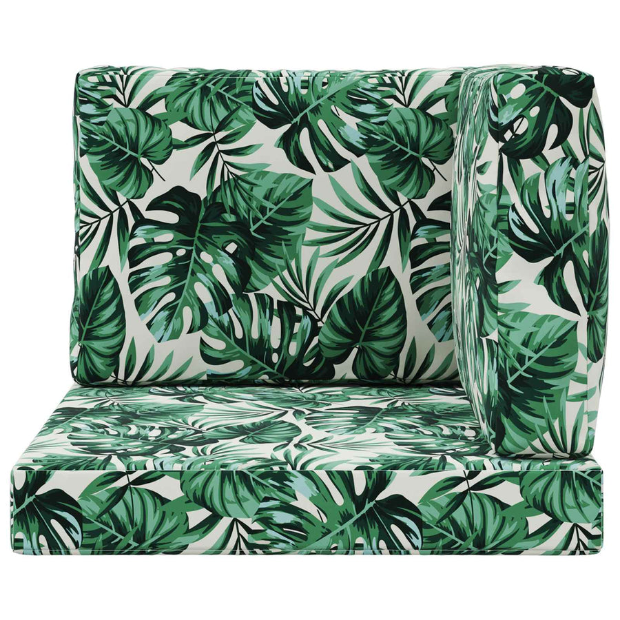 Buiten bankkussen 3 pcs Bladpatroon Polyester