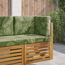 Buiten bankkussen 3 pcs Bladontwerp Polyester