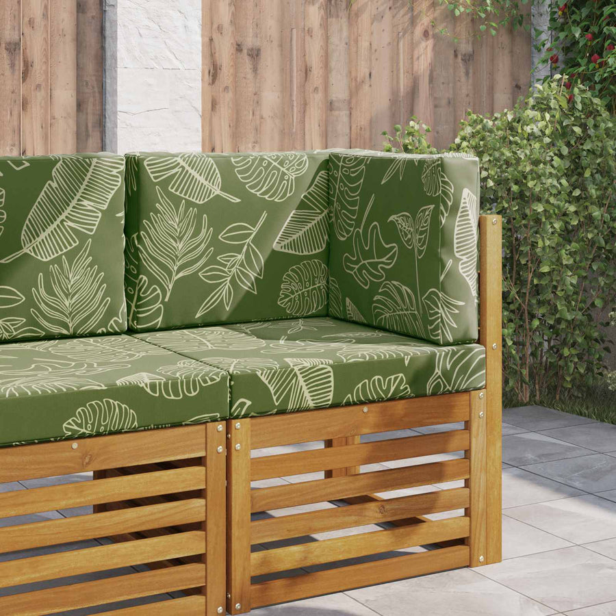 Buiten bankkussen 3 pcs Bladontwerp Polyester