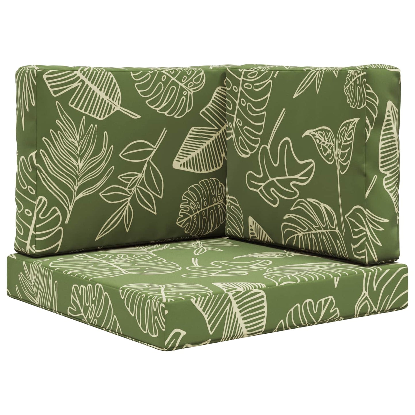 Buiten bankkussen 3 pcs Bladontwerp Polyester