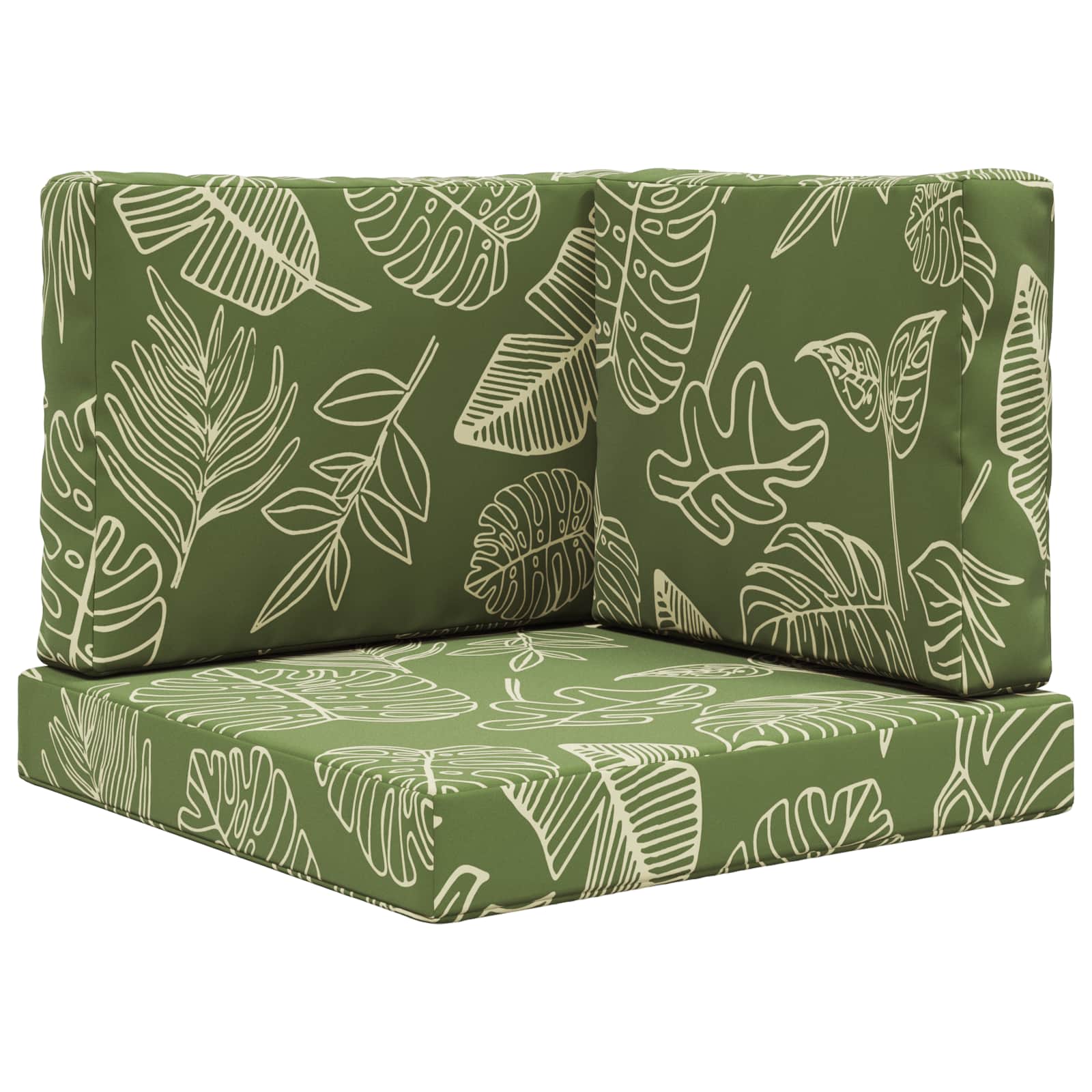 Buiten bankkussen 3 pcs Bladontwerp Polyester