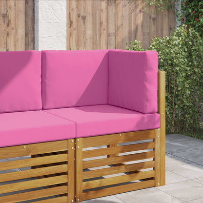 Buiten bankkussen 3 pcs Roze Polyester