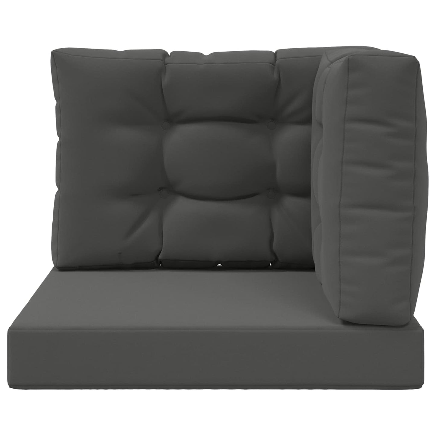 Buiten bankkussen 3 pcs Antraciet Polyester
