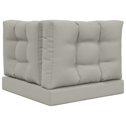 Buiten bankkussen 3 pcs Grijs Polyester