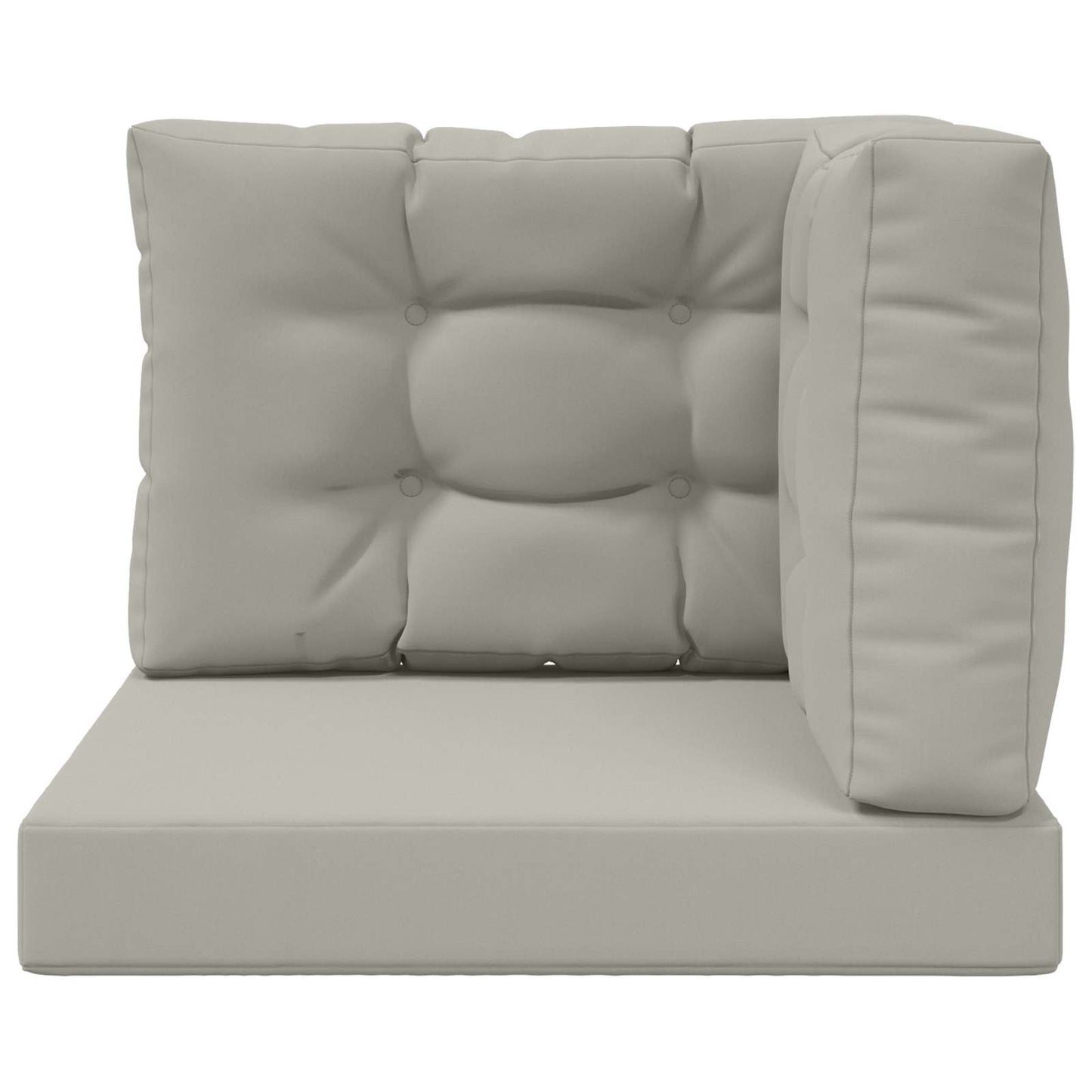 Buiten bankkussen 3 pcs Grijs Polyester