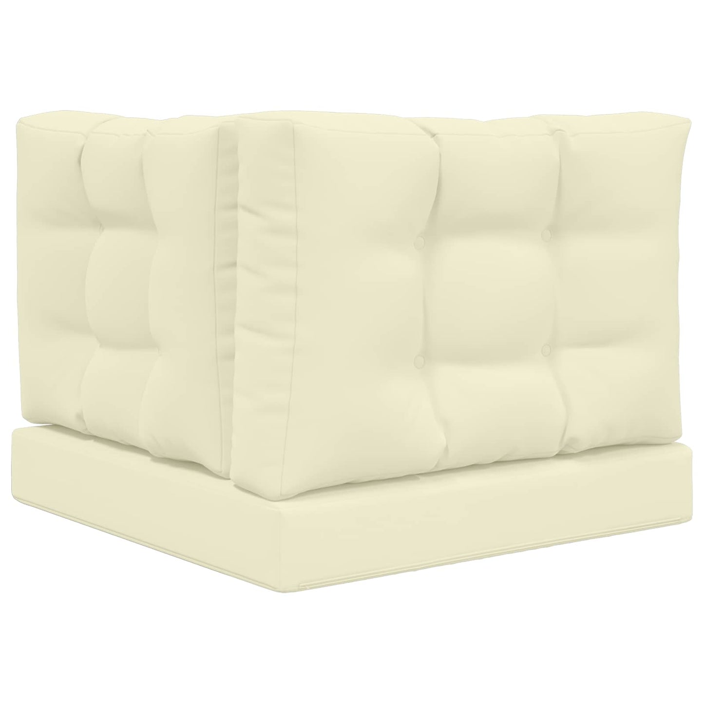 Buiten bankkussen 3 pcs Crème Polyester