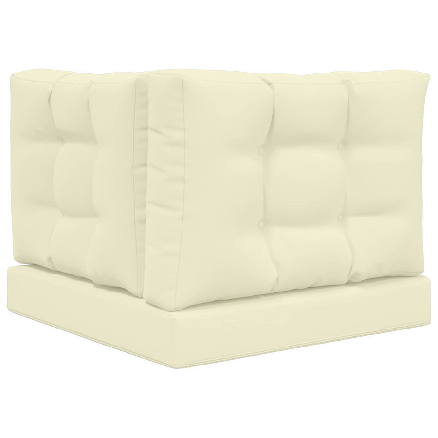 Buiten bankkussen 3 pcs Crème Polyester