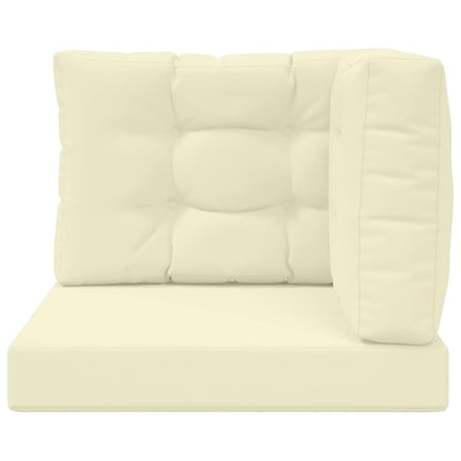 Buiten bankkussen 3 pcs Crème Polyester