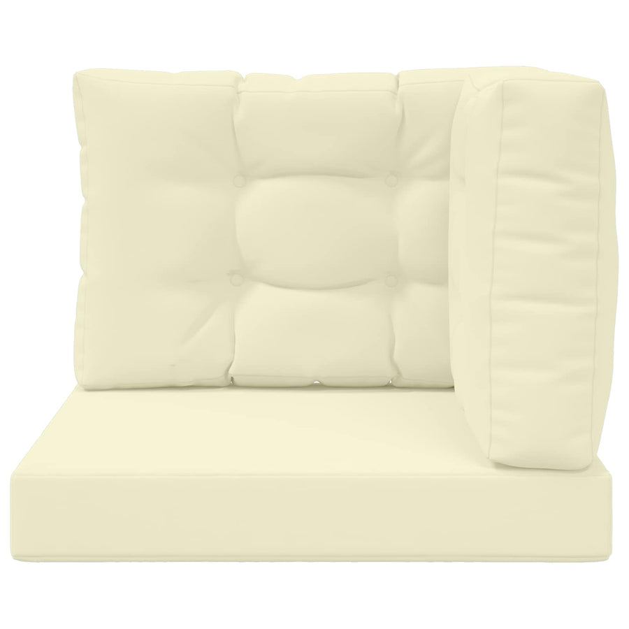 Buiten bankkussen 3 pcs Crème Polyester