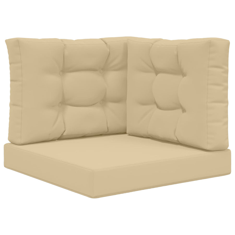 Buiten bankkussen 3 pcs Beige Polyester