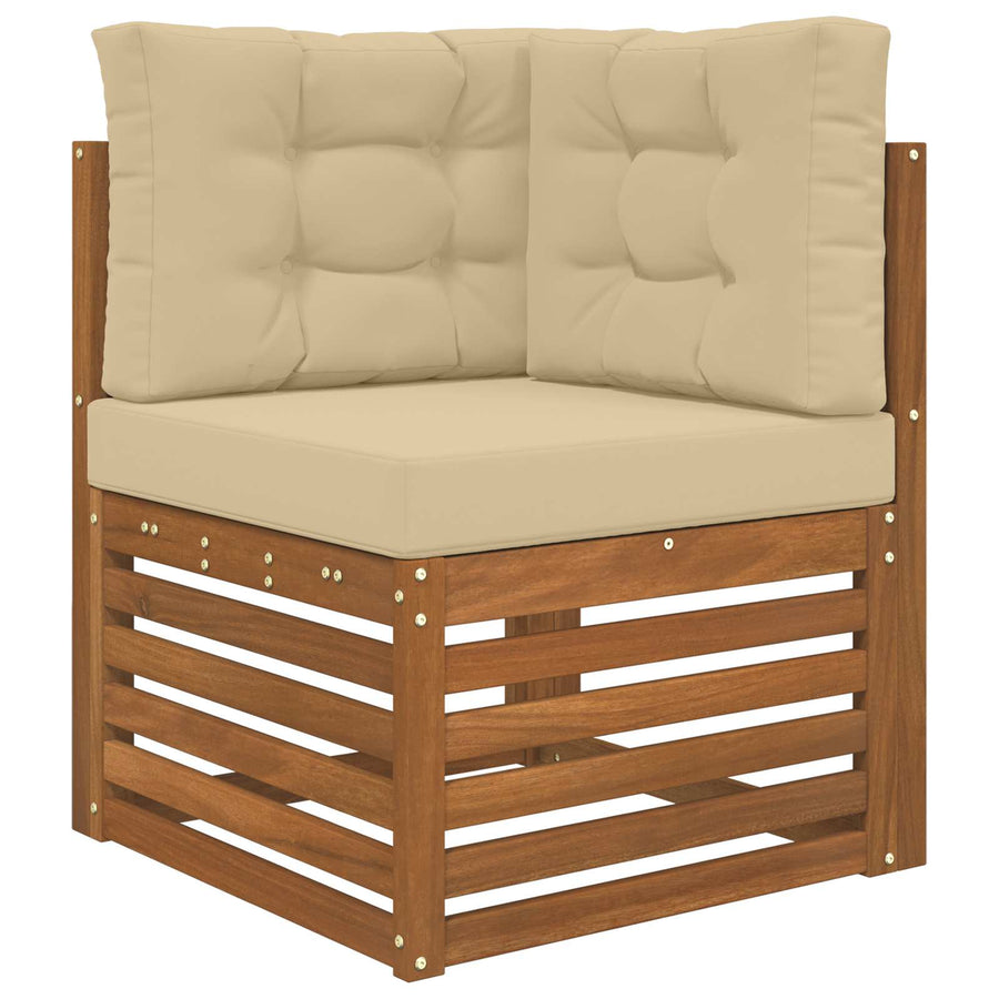 Buiten bankkussen 3 pcs Beige Polyester